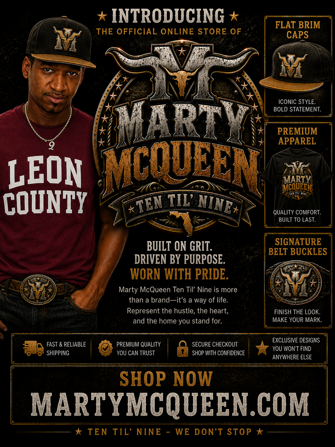 Marty McQueen official store flyer